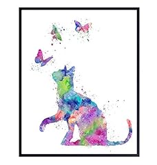 Butterflies cat art for sale  Delivered anywhere in USA 