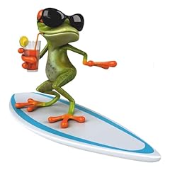 Sticker surfer frosch gebraucht kaufen  Wird an jeden Ort in Deutschland