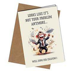 Funny leaving card for sale  Delivered anywhere in UK