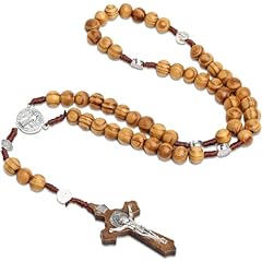 Collana rosario legno usato  Spedito ovunque in Italia 