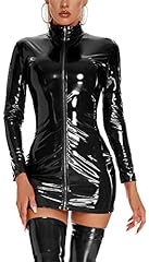 Faux leather dress for sale  Delivered anywhere in USA 