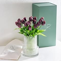 Purple tulips vase for sale  Delivered anywhere in USA 