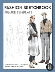 Fashion sketchbook figure gebraucht kaufen  Wird an jeden Ort in Deutschland