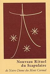 Nouveau rituel scapulaire d'occasion  Livré partout en Belgiqu