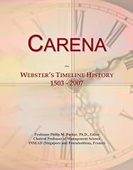 Carena webster timeline for sale  Delivered anywhere in Ireland