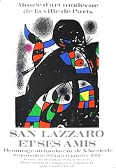 Joan Miro-San Lazzaro et Ses Amis-1975 Mourlot Lithograph for sale  Delivered anywhere in Canada