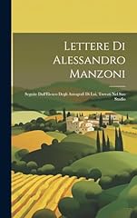 Lettere alessandro manzoni usato  Spedito ovunque in Italia 