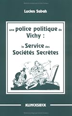 Police politique vichy d'occasion  Livré partout en France
