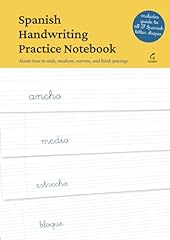 Spanish handwriting practice for sale  Delivered anywhere in UK