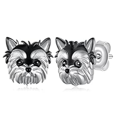 Yorkie earrings 925 for sale  Delivered anywhere in USA 