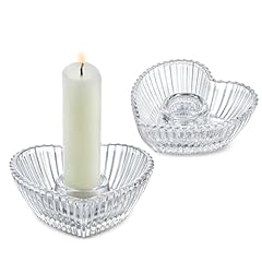 2pcs glass heart for sale  Delivered anywhere in USA 