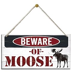 Vintage moose warning for sale  Delivered anywhere in USA 