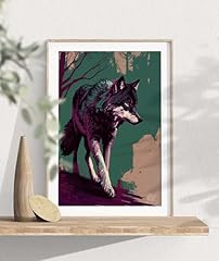 Lone wolf art for sale  Delivered anywhere in USA 