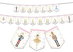 Nutcracker birthday banner for sale  Delivered anywhere in USA 