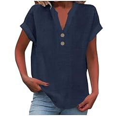 Short sleeve linen for sale  Delivered anywhere in USA 