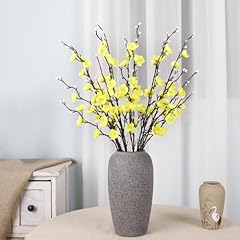 Yellow artificial flowers for sale  Delivered anywhere in UK