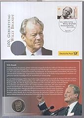 Numisbrief willy brandt gebraucht kaufen  Wird an jeden Ort in Deutschland
