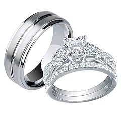 Newshe wedding rings for sale  Delivered anywhere in USA 