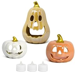 Halloween ceramic pumpkin for sale  Delivered anywhere in USA 