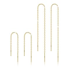 Gold dangle earrings for sale  Delivered anywhere in USA 