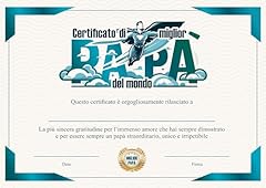 Certificato miglior papà usato  Spedito ovunque in Italia 
