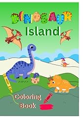 Dinosaur island coloring for sale  Delivered anywhere in USA 