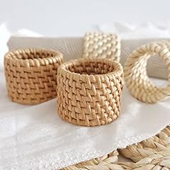 Woven rattan napkin for sale  Delivered anywhere in USA 