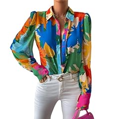 Women button shirts for sale  Delivered anywhere in USA 