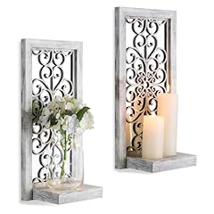 Mirrored wall candle for sale  Delivered anywhere in USA 