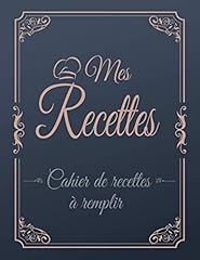 Recettes cahier recette d'occasion  Livré partout en France