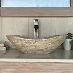 Natural tan travertine for sale  Delivered anywhere in USA 