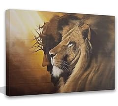 Framed jesus lion for sale  Delivered anywhere in USA 