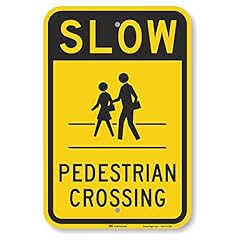 Smartsign slow pedestrian for sale  Delivered anywhere in USA 