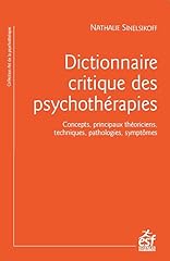 Dictionnaire critique psychoth d'occasion  Livré partout en France