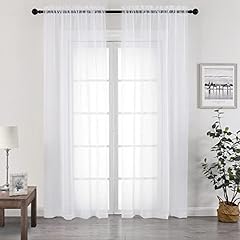 Chyhomenyc white sheer for sale  Delivered anywhere in USA 