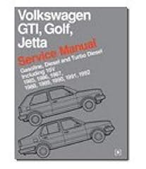 Volkswagen Gti, Golf, Jetta: Service Manual : Gasoline, Diesel and Turbo Diesel Including 16V 1985, 1986, 1987, 1988, 1989, 1990, 1991, 1992 for sale  Delivered anywhere in Canada