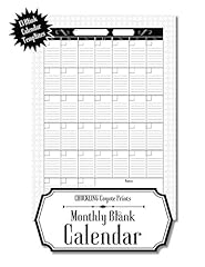 Monthly blank calendar for sale  Delivered anywhere in USA 