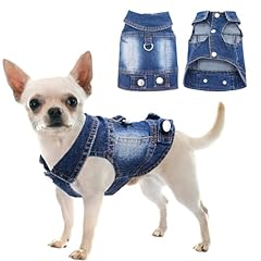 Dog jean jacket for sale  Delivered anywhere in USA 