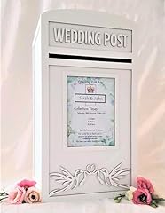 Personalised white wedding for sale  Delivered anywhere in Ireland