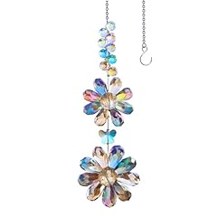 Crystal flower suncatcher for sale  Delivered anywhere in USA 
