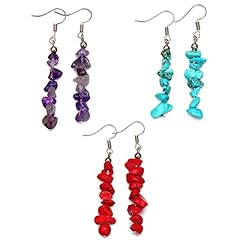 Natural stone earrings for sale  Delivered anywhere in USA 