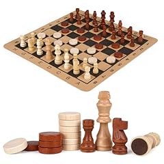 Vintage wooden chess for sale  Delivered anywhere in USA 