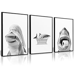 Bathroom shark wall for sale  Delivered anywhere in USA 