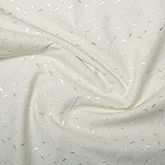Broderie anglaise fabric for sale  Delivered anywhere in Ireland