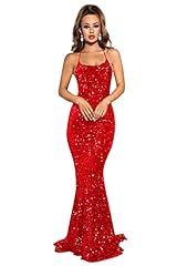 Sequin red prom for sale  Delivered anywhere in USA 