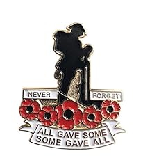 Enamel poppy pin for sale  Delivered anywhere in UK