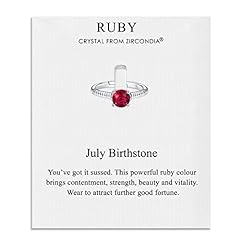 Philip Jones July (Ruby) Adjustable Birthstone Ring for sale  Delivered anywhere in UK