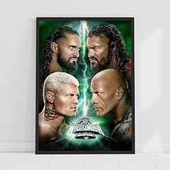 Themed wwe print for sale  Delivered anywhere in UK