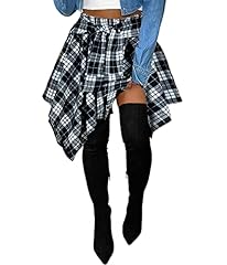 Plaid skirts women for sale  Delivered anywhere in USA 