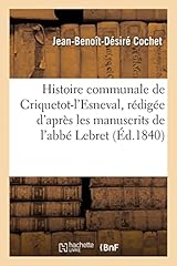 Histoire communale criquetot d'occasion  Livré partout en France